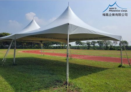 High Peak Cross Cable Tents for School Outdoor Activity Areas - 6Mx6M High Peak Tent for School Outdoor Activity Area